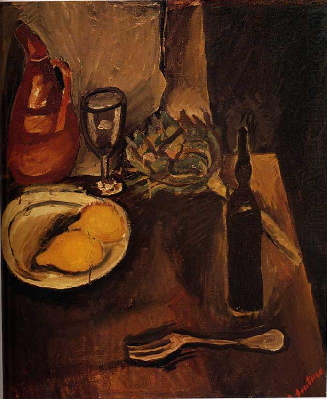 Still Life with Lemons, Chaim Soutine